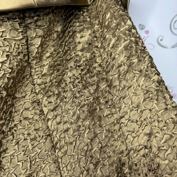 Alex evenings shirt off the shoulder sexy shimmer embroidered sequins silky luxe - Picture 6 of 7